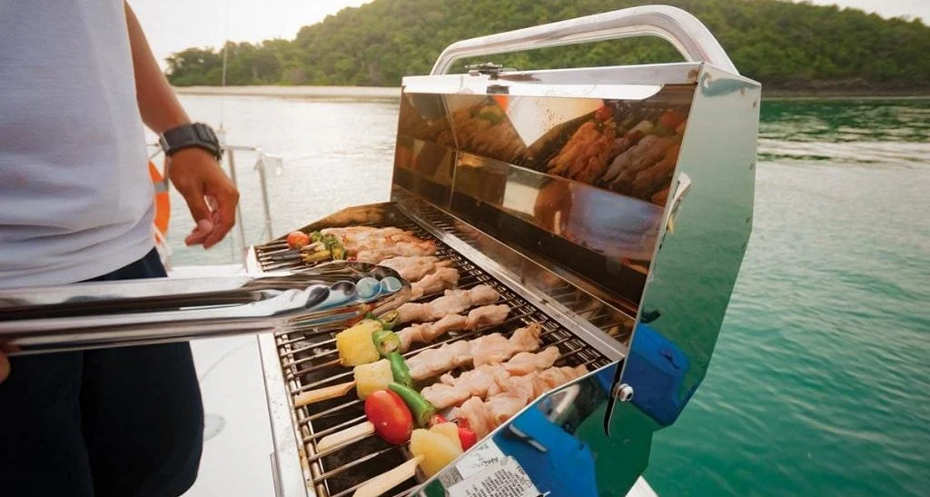 Premium BBQ lunch on board