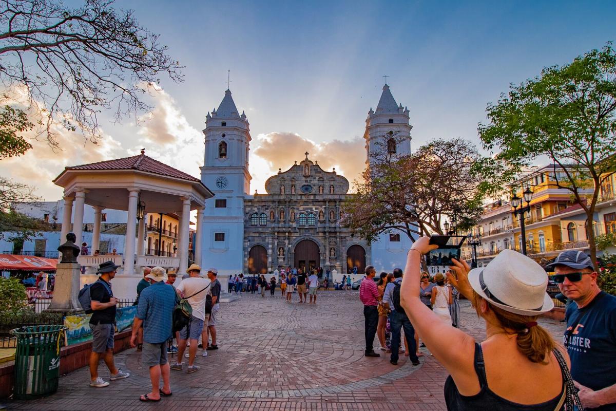 Explore the historic streets of Casco Antiguo